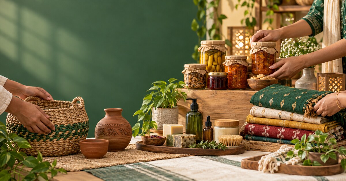 Food, fashion, handicrafts, lifestyle and personal-care products from local entrepreneurs